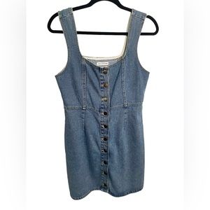 Urban Outfitters Women’s Amelia Denim Button-Down Mini Dress - Size 6